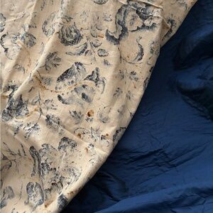 Vintage Kravet Washed Linen Fabric 1 1/4 yards